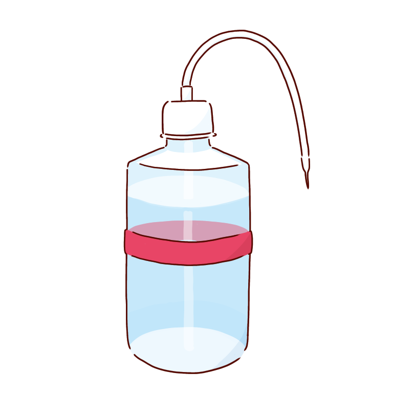 洗ビン かがくイラスト