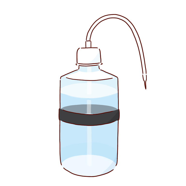 洗ビン かがくイラスト