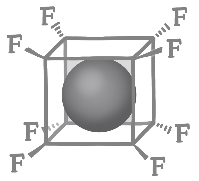 ペルフルオロキュバン
オクタフルオロキュバン
電子受容型_白黒
